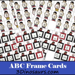 Free Printable ABC Frame Cards