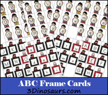 Free Printable ABC Frame Cards