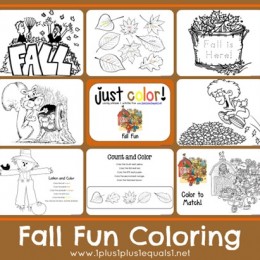 Free Fall Coloring Printables