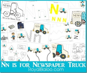 Free Nn is for Newspaper Pack