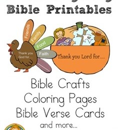 Free Thanksgiving Bible Printables & Crafts