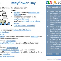 mayflower day unit study