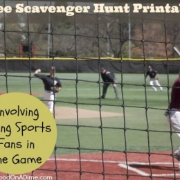 free baseball scavenger hunt