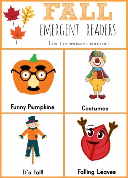 Free Printable Fall Emergent Readers