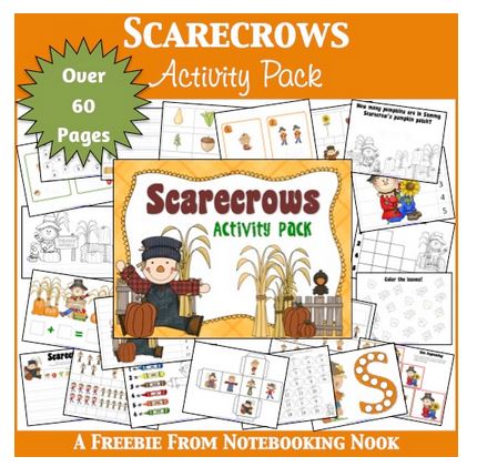 Free Scarecrow Activity Pack