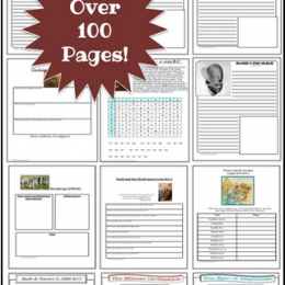 Free Ancient History Notebooking & Activity Pages (Over 100 Pages!)