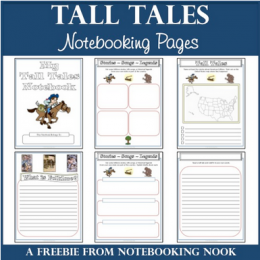 Notebooking: Free Tall Tales Notebooking Pages