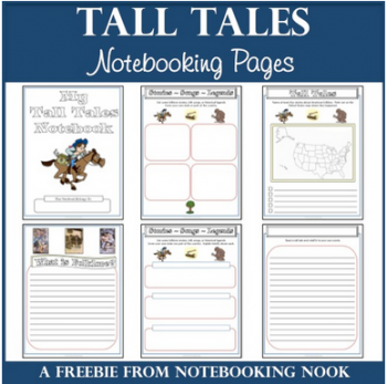 Notebooking: Free Tall Tales Notebooking Pages