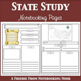 Notebooking: Free State Study Notebooking Pages