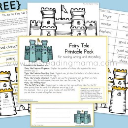 FREE Fairy Tale Printable Pack {for Reading, Writing, and Storytelling}