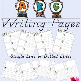 Free ABC Writing Pages