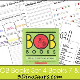 Early Reading Printables BOB Books Set 4 Books 7 & 8