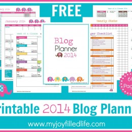 free blog planner