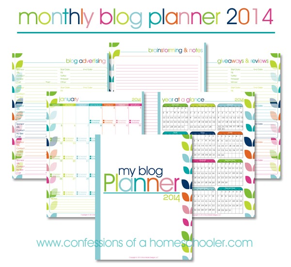 free blog planner