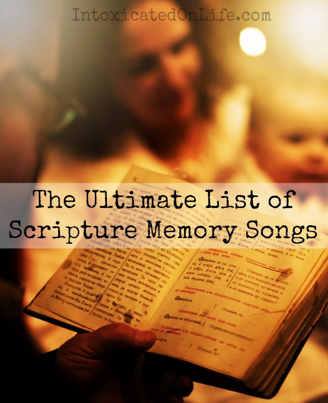 Scripture Memory Songs