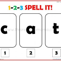 Short Vowel Spelling Game {1-2-3 SPELL IT!}