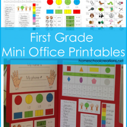 First Grade Mini Office Printables