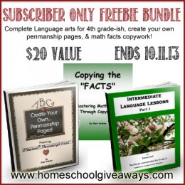 homeschool freebies