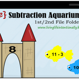 Free Subtraction Aquarium Fish Folder Game