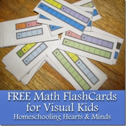 Free Printable Math Flashcards for Visual Learners