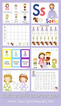 Free Sofia the First Printable Pack