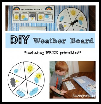 Free Preschool Weather Board Printables 