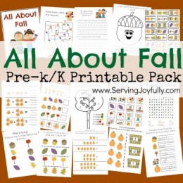 Free All About Fall Printable Pack