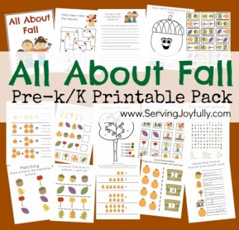 Free All About Fall Printable Pack