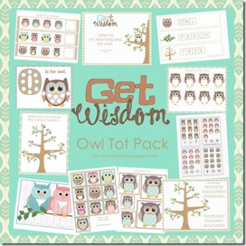 Free Owl Tot Pack Printables