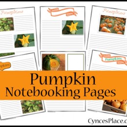 Free Pumpkin Notebooking Pages, Copywork, and More!