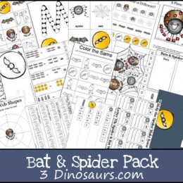 Free Bat & Spider Printable Pack