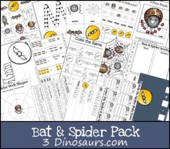 Free Bat & Spider Printable Pack