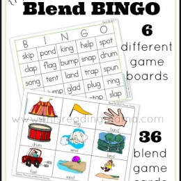 FREE Blend Bingo Word Game
