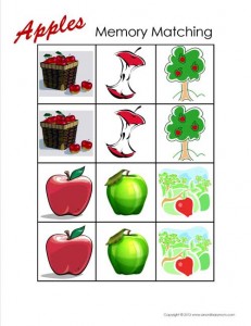 Apple Memory Matching Game