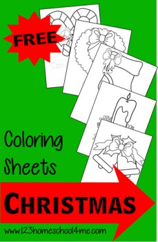 Christmas: Free Coloring Sheets