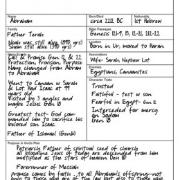 Free Worksheets for Bible Study