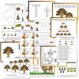 Free Thanksgiving Preschool Printables