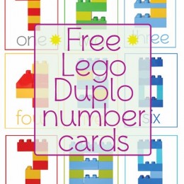 Free Lego Duplo Number Cards