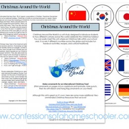 Free Christmas Around the World Unit Study