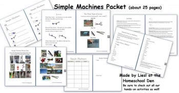 Science: Free Simple Machines Printable Packet - 25 pages