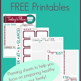 Free Meal Planning Printables