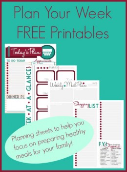 Free Meal Planning Printables