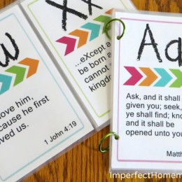 Free Printable ABC Bible Memory Verses for Preschoolers