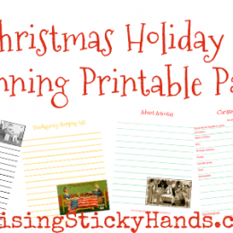 Free Christmas Holiday Season Planning Printable Pack