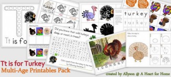 Free Tt is for Turkey Multi-Age Pack