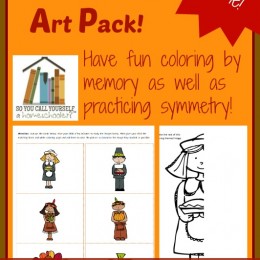 Free Printable Thanksgiving Art Pack