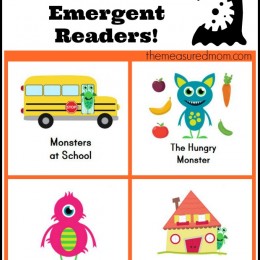 Free Emergent Reader: Monster Books for Kids