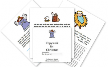 Christmas: The Christmas Story FREE Printable For Copywork