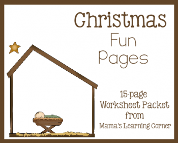 Christmas: Free 15-page Worksheet Set