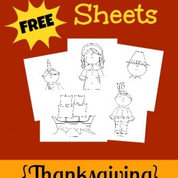 Thanksgiving: Free Coloring Sheets + Free Activity Placemats